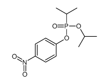 Isopropylphosphonic acid isopropyl p-nitrophenyl ester Structure