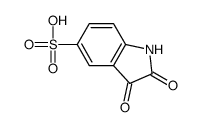靛红-5-磺酸结构式