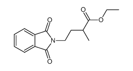 ethyl 2-methyl-4-phthalimidobutanoate结构式