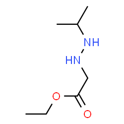 Acetic acid, [2-(1-methylethyl)hydrazino]-, ethyl ester (9CI) Structure