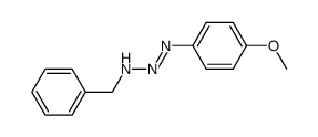 benzyl-(p-methoxyphenyl)triazene Structure