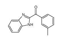1H-benzimidazol-2-yl-(3-methylphenyl)methanone结构式