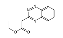 Ethyl 1,2,4-benzotriazine-3-acetate Structure