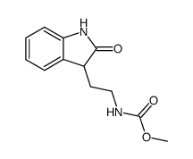 2,3-dihydro-Nb-methoxycarbonyl-2-oxotriptamine结构式