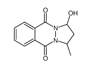 1-hydroxy-3-methyl-2,3-dihydro-1H-pyrazolo[1,2-b]phthalazine-5,8-dione结构式