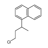 1-(4-chlorobutan-2-yl)naphthalene结构式