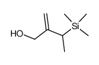 2-(1-(trimethylsilyl)ethyl)-2-propen-1-ol结构式