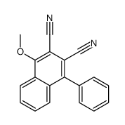 1-methoxy-4-phenylnaphthalene-2,3-dicarbonitrile结构式