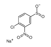 sodium 4-chloro-3-nitro-benzenesulfinate Structure