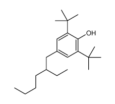 2,6-ditert-butyl-4-(2-ethylhexyl)phenol结构式