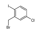 2-(Bromomethyl)-4-chloro-1-iodobenzene Structure