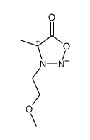 3-(2-methoxyethyl)-4-methylsydnone结构式