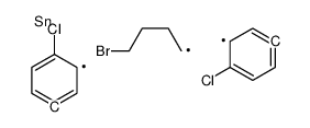 4-bromobutyl-bis(4-chlorophenyl)stannane Structure