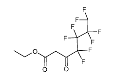 ethyl 4,4,5,5,6,6,7,7-octafluoro-3-oxoheptanoate结构式