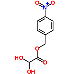 p-nitrobenzyl glyoxylate monohydrate结构式