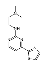 N',N'-dimethyl-N-[4-(1,3-thiazol-2-yl)pyrimidin-2-yl]ethane-1,2-diamine结构式