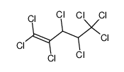 3H,4H-octachloro-pent-1-ene结构式