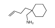(1-(but-3-en-1-yl)cyclohexyl)methanamine Structure