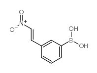 3-(E-2-硝基乙烯基)苯基硼酸结构式