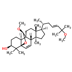 5,19-Epoxy-19,25-dimethoxycucurbita-6,23-dien-3-ol structure