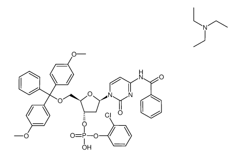 bz-dmt-deoxycytidine 2-clph diester*triethylammon Structure
