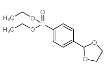 DIETHYL[4-(1,3-DIOXOLAN-2-YL)PHENYL]PHOSPHONATE结构式
