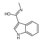 N-methyl-1H-indole-3-carboxamide结构式