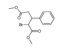 2-bromo-3-phenyl-glutaric acid dimethyl ester Structure