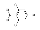 2,4,6,N,N-pentachloro-aniline Structure