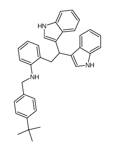 ortho -2 ethyl, N-(p-tertiobutyl) benzyl aniline Structure