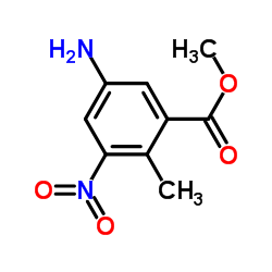 Methyl 5-amino-2-methyl-3-nitrobenzoate Structure