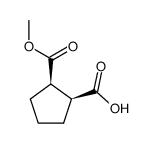 (1S,2R)-cis-2-methoxycarbonyl-cyclopentane-1-carboxylic acid picture