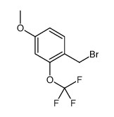 4-METHOXY-2-(TRIFLUOROMETHOXY)BENZYL BROMIDE Structure