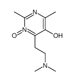 6-[2-(dimethylamino)ethyl]-2,4-dimethyl-1-oxidopyrimidin-1-ium-5-ol Structure