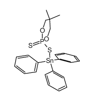 triphenyltin neopentylenedithiophosphate Structure