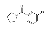 (6-bromopyridin-2-yl)-pyrrolidin-1-ylmethanone Structure