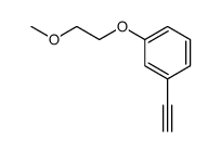 1-ethynyl-3-(2-methoxyethoxy)benzene结构式