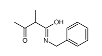 N-benzyl-2-methyl-3-oxobutanamide结构式