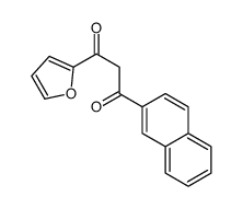 1-(furan-2-yl)-3-naphthalen-2-ylpropane-1,3-dione结构式