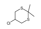 5-chloro-2,2-dimethyl-1,3-dithiane结构式