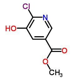 6-氯-5-羟基烟酸甲酯结构式