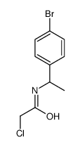 N-[1-(4-bromophenyl)ethyl]-2-chloroacetamide Structure