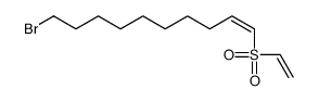 10-bromo-1-ethenylsulfonyldec-1-ene Structure
