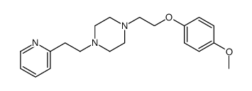 1-[2-(4-methoxyphenoxy)ethyl]-4-(2-pyridin-2-ylethyl)piperazine Structure