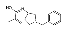 N-[(3R)-1-benzylpyrrolidin-3-yl]-2-methylprop-2-enamide Structure