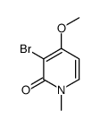 3-bromo-4-methoxy-1-methylpyridin-2(1H)-one结构式