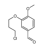 3-(3-Chloropropoxy)-4-methoxybenzaldehyde Structure