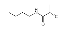(S)-(-)-N-n-Butyl-2-chloropropionamide Structure