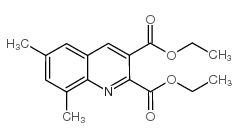 6,8-二甲基喹啉-2,3-二羧酸二乙酯结构式