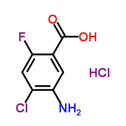 5-Amino-4-chloro-2-fluorobenzoic acid, HCl picture